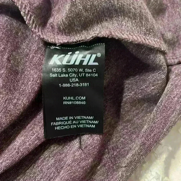 Kuhl Born In The Mountains Sleveless Purple Tank Dress Women’s Size Large - Picture 9 of 12